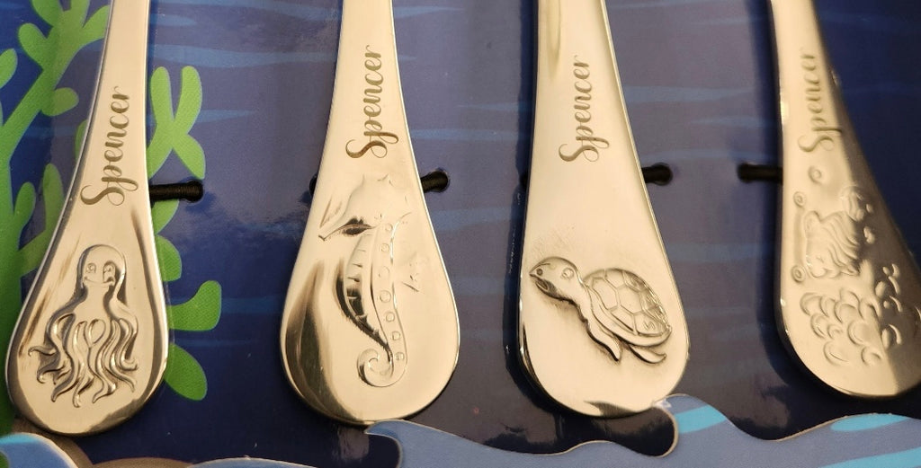 Stanley Rogers Sea Animals – Personalized Children’s Cutlery Set (4-Piece)