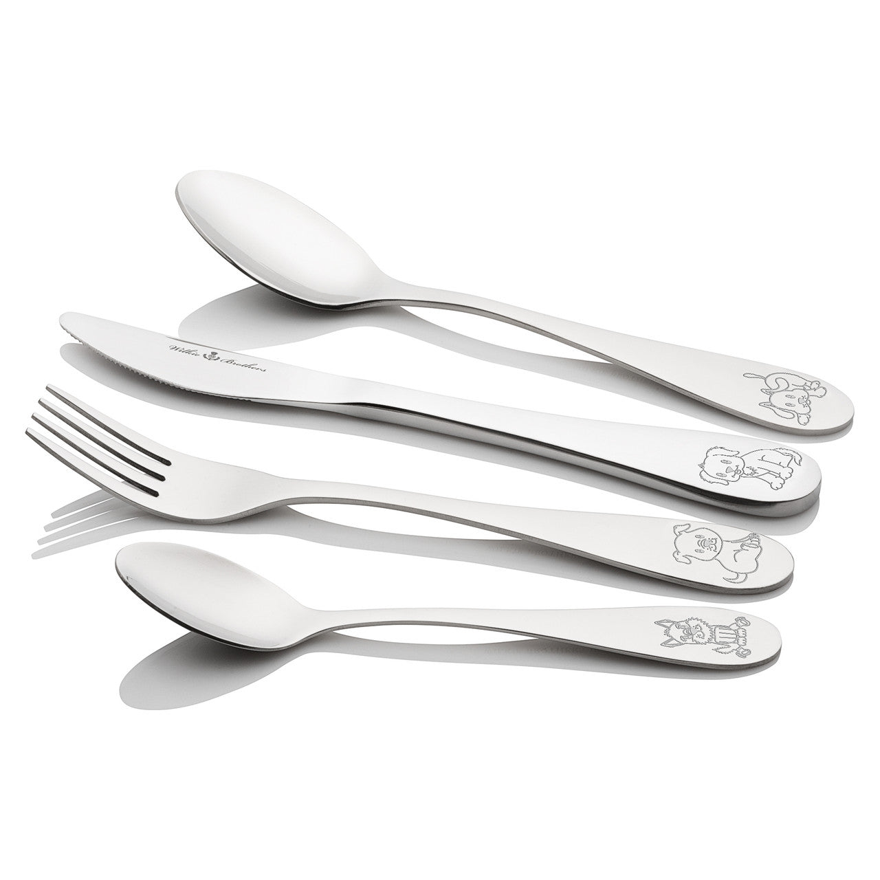 Wilkie Brothers Puppy | Children's Cutlery Set 4-Piece
