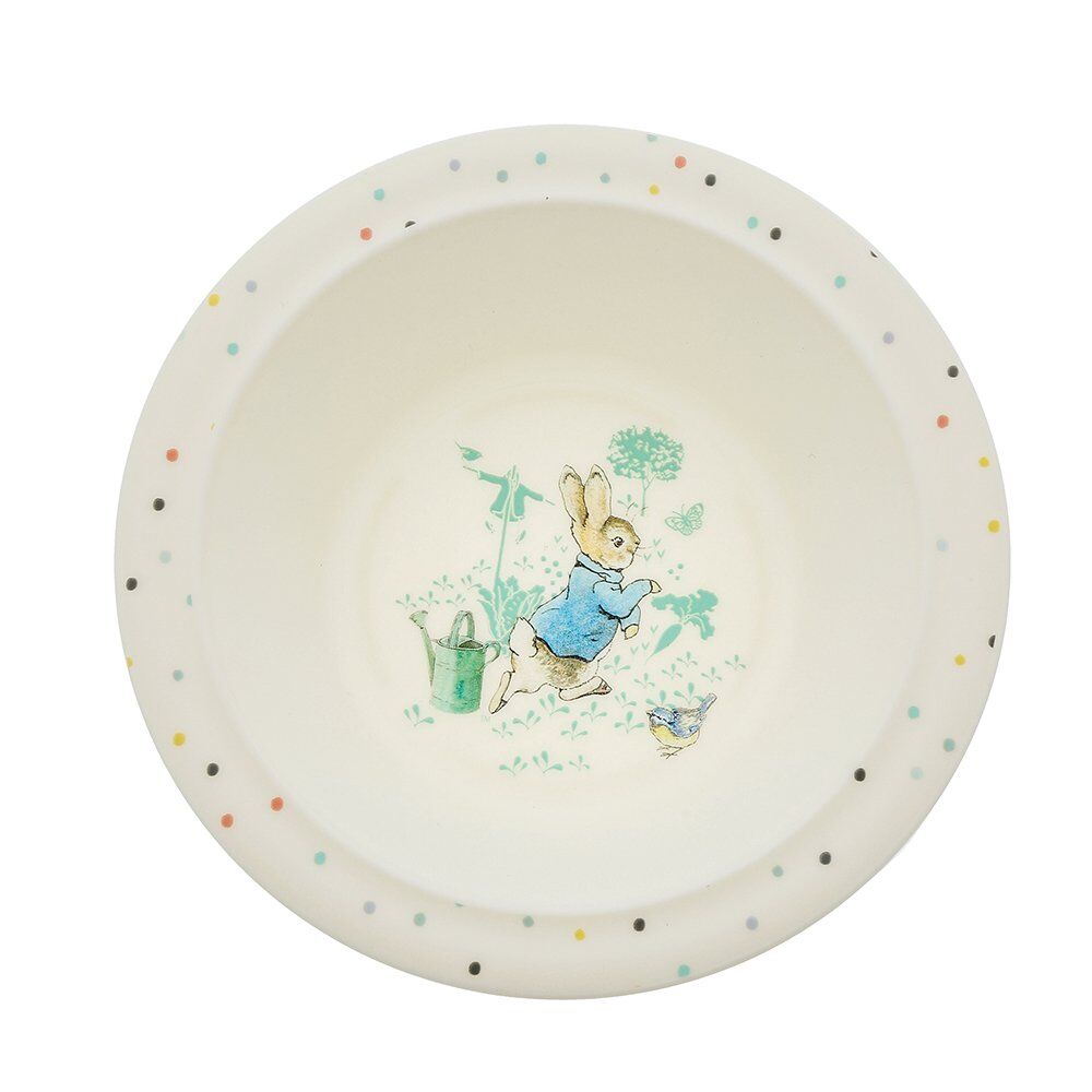Peter Rabbit Bamboo Dinner Set | Beatrix Potter 5-Piece Children's Dinnerware