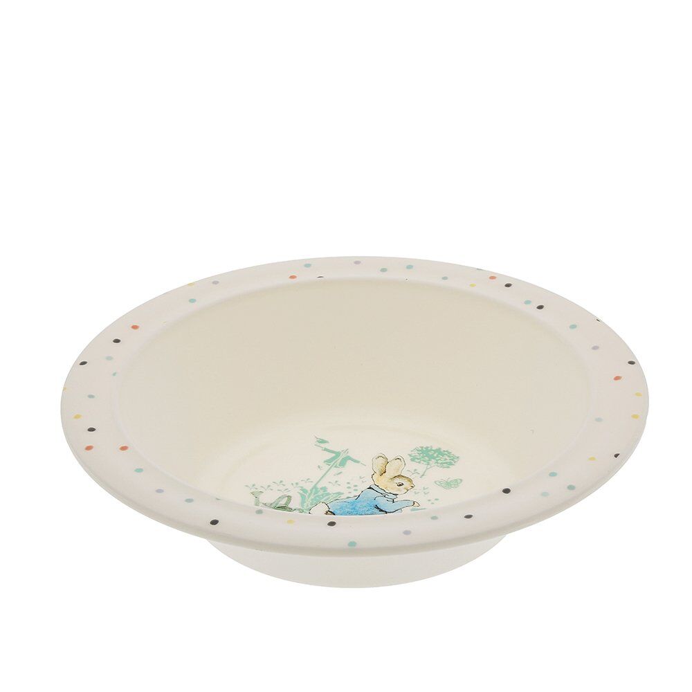 Peter Rabbit Bamboo Dinner Set | Beatrix Potter 5-Piece Children's Dinnerware