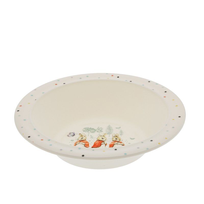 Peter Rabbit Flopsy Bamboo Dinner Set | Beatrix Potter 5-Piece Children's Dinnerware