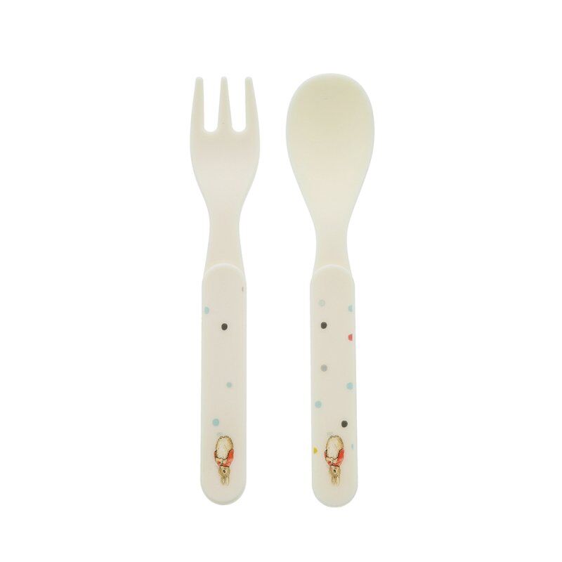 Peter Rabbit Flopsy Bamboo Dinner Set | Beatrix Potter 5-Piece Children's Dinnerware
