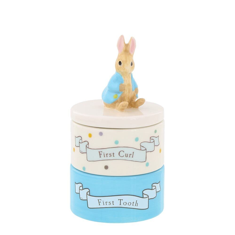 Peter Rabbit First Tooth & Curl Keepsake Set | Beatrix Potter Baby Gift