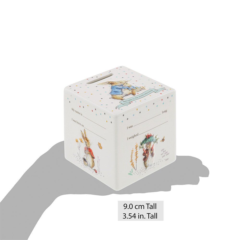 Beatrix Potter | Peter Rabbit Ceramic Money Bank | 9cm