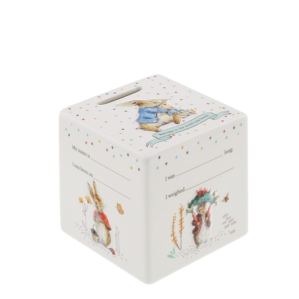 Beatrix Potter | Peter Rabbit Ceramic Money Bank | 9cm