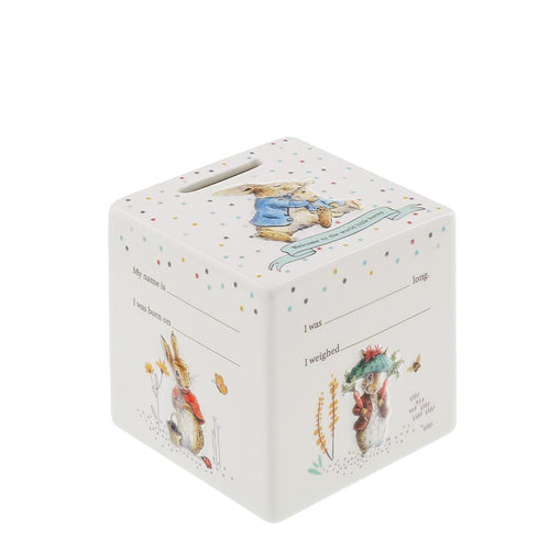 Beatrix Potter | Peter Rabbit Ceramic Money Bank | 9cm