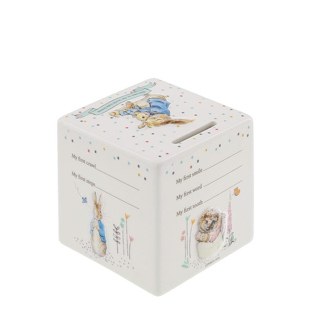 Beatrix Potter | Peter Rabbit Ceramic Money Bank | 9cm