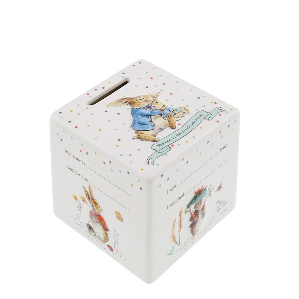 Beatrix Potter | Peter Rabbit Ceramic Money Bank | 9cm
