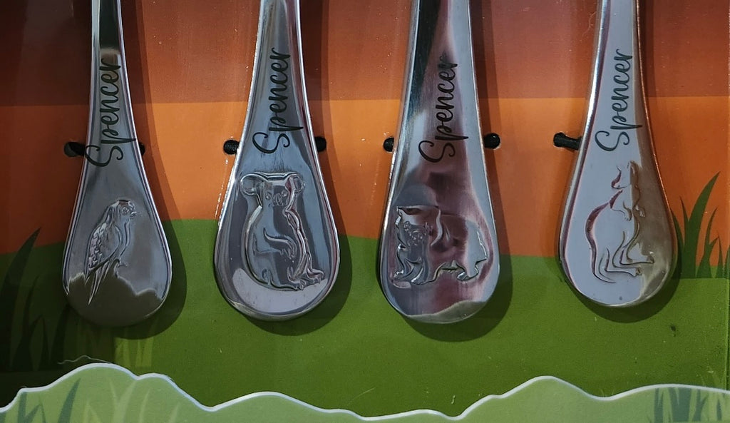 Stanley Rogers Australian Animals – Personalised Children’s Cutlery Set (4-Piece)
