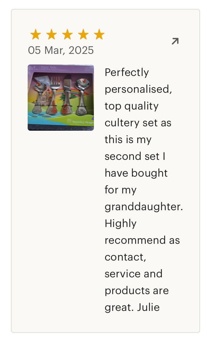 Fairytale cutlery set