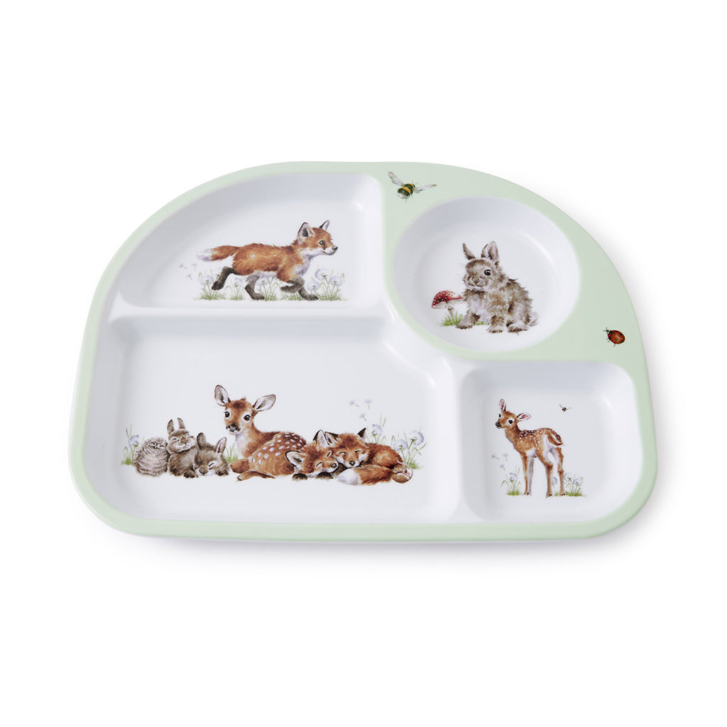 Royal Worcester Wrendale Designs | Children's Divided Plate & Bowl Set 2-Piece