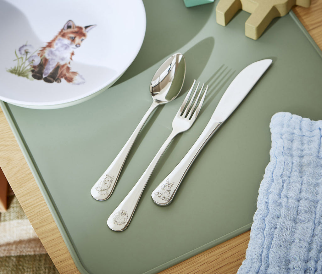 Royal Worcester Wrendale Designs | Children's Cutlery Set 3-Piece