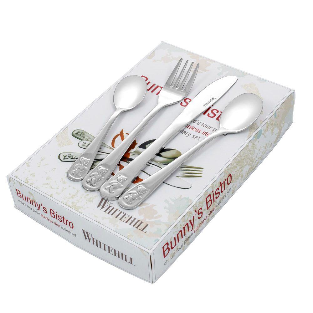 Whitehill | Bunny's Bistro Children's Cutlery Set | 4-Piece