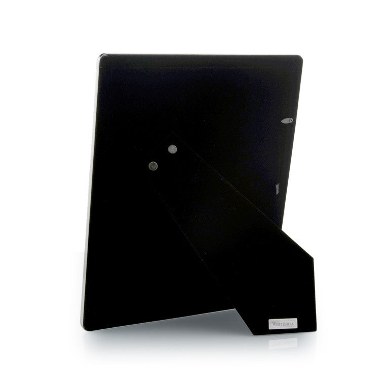Whitehill Narrow Bead Silver Plated Photo Frame | Tabletop Easel 8x10 inch