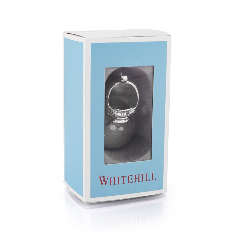 Whitehill Baby | Silver Plated Birth Record Shoe | Keepsake
