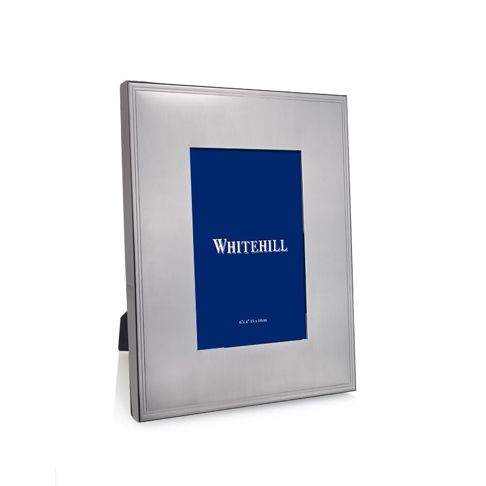 Whitehill Tremont Gunmetal Photo Frame | Tabletop Easel 4x6 inch
