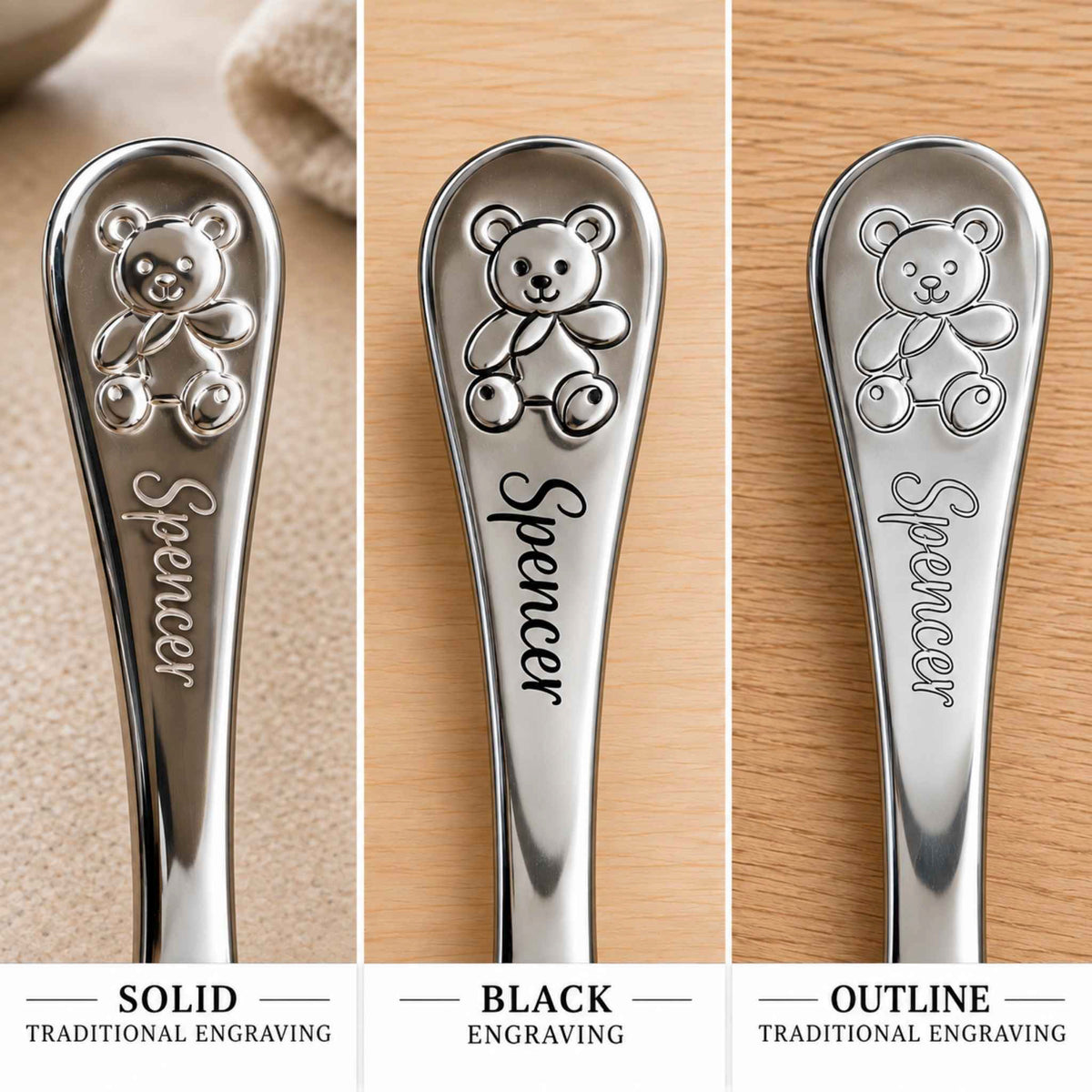 Royal Worcester Wrendale | Personalised Little Wren Children's Cutlery Set | 3 Piece