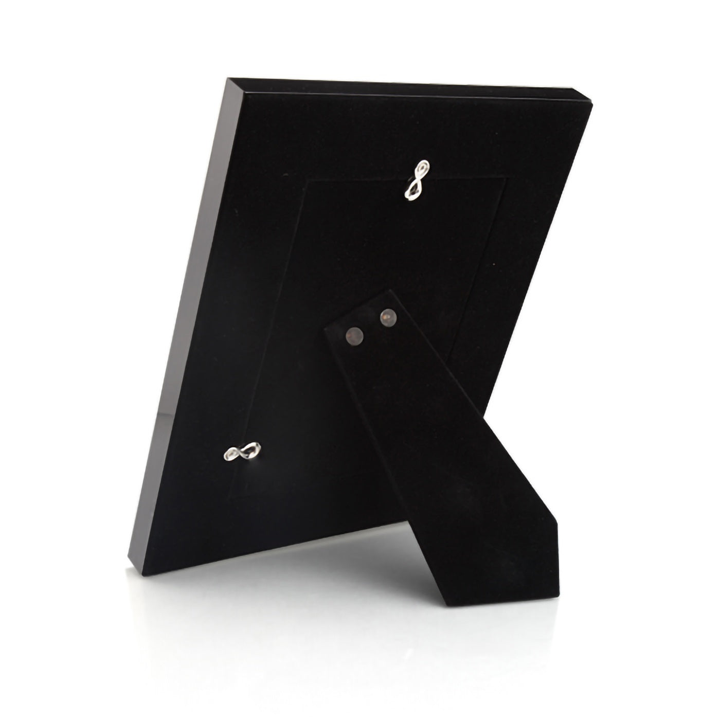Whitehill Tremont Gunmetal Photo Frame back view showing easel stand - 13x18cm tabletop frame