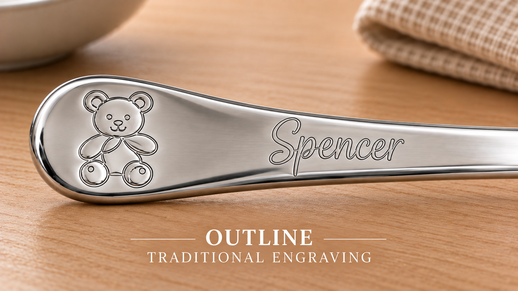 Outline traditional engraving example