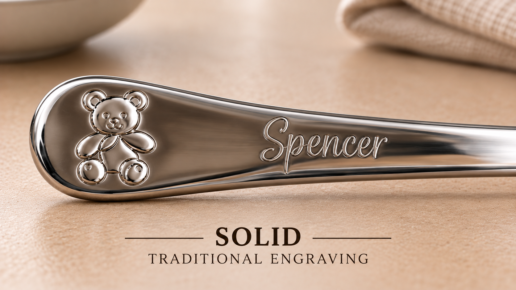 Solid traditional engraving example
